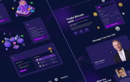 Crypto Buy, Sell & Trading website Design