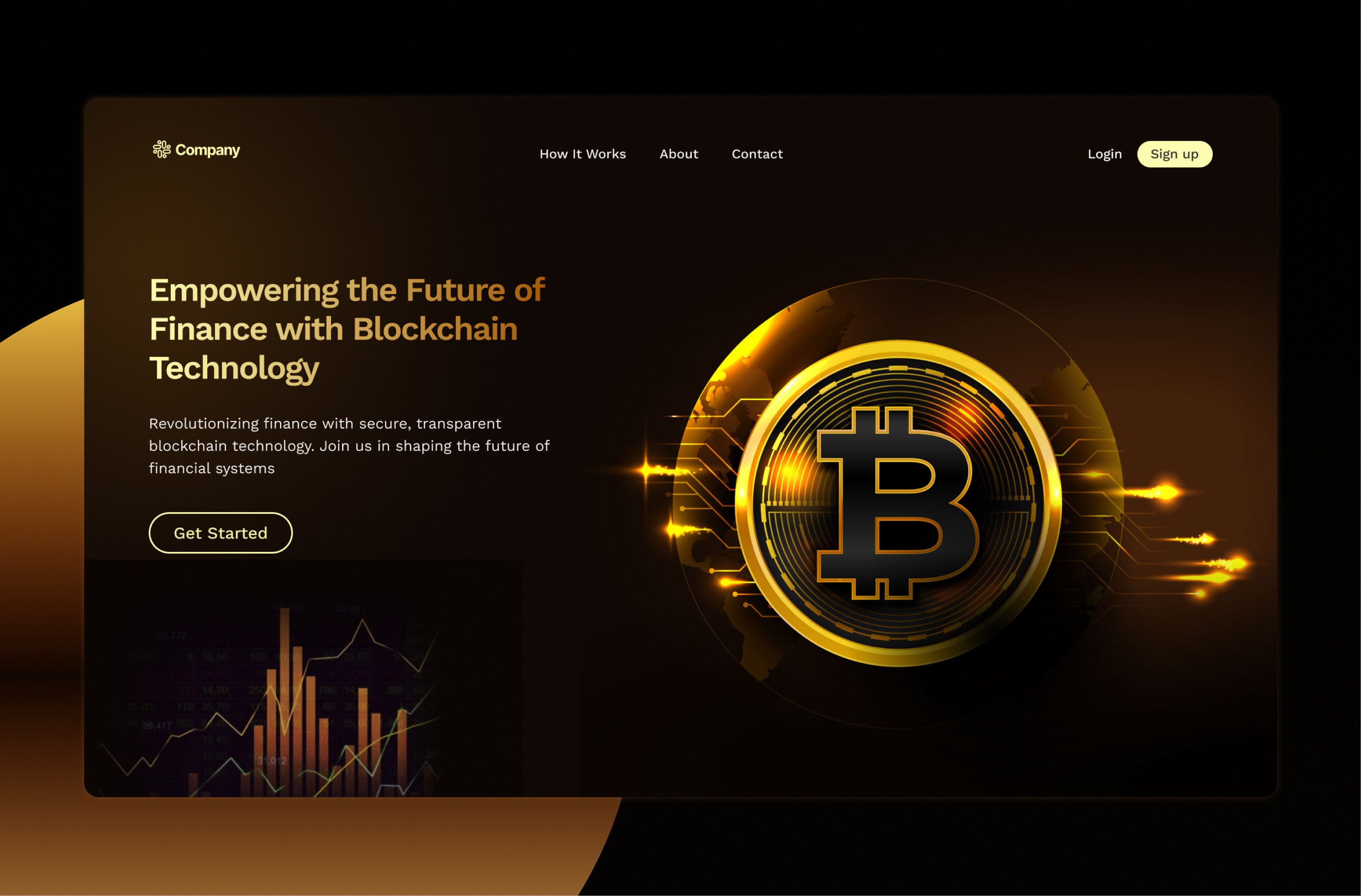 Crypto Landing Page (Hero)