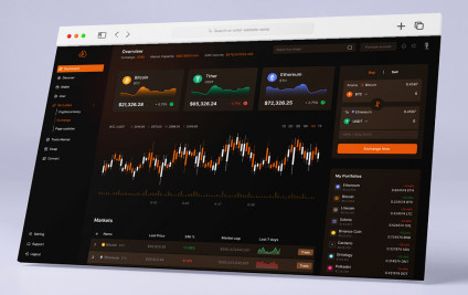 Crypto Trading Dashboard Design